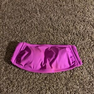 Shade & Shore Hot Pink Bandeau Bikini Top!! Wore 1! Size XS!